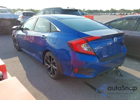 2021 Honda Civic Sport z USA, uszkodzony, nr VIN 2HGFC2F82MH549339